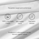 Extra Deep Pockets (22 inches) Solid 600 Sheet Set