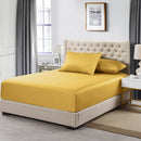 Cotton Fitted Sheet Only (11-16 inches) - Solid 600 Thread Count