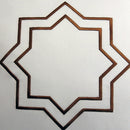 Ottoman Throw Pillow Cover 18 X 18 Inches 100% Cotton Sateen