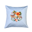 Mom Throw Pillow Cover 18 X 18 Inches 1000 Thread Count Cotton