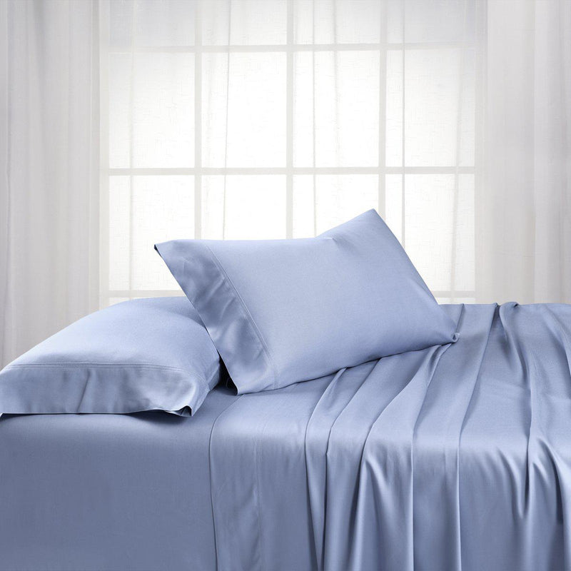 Bamboo Cotton Sheet Set - Bamboo Hybrid-Royal Tradition-Twin XL-Periwinkle-Egyptian Linens