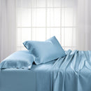 Bamboo Cotton Sheet Set - Bamboo Hybrid-Royal Tradition-Twin XL-Blue-Egyptian Linens