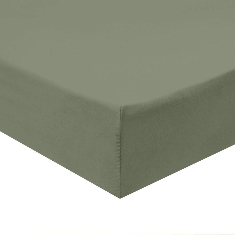 Flex Top King Fitted Sheet Only - Easy Care 650 Thread Count-Royal Tradition-SAGE-Egyptian Linens