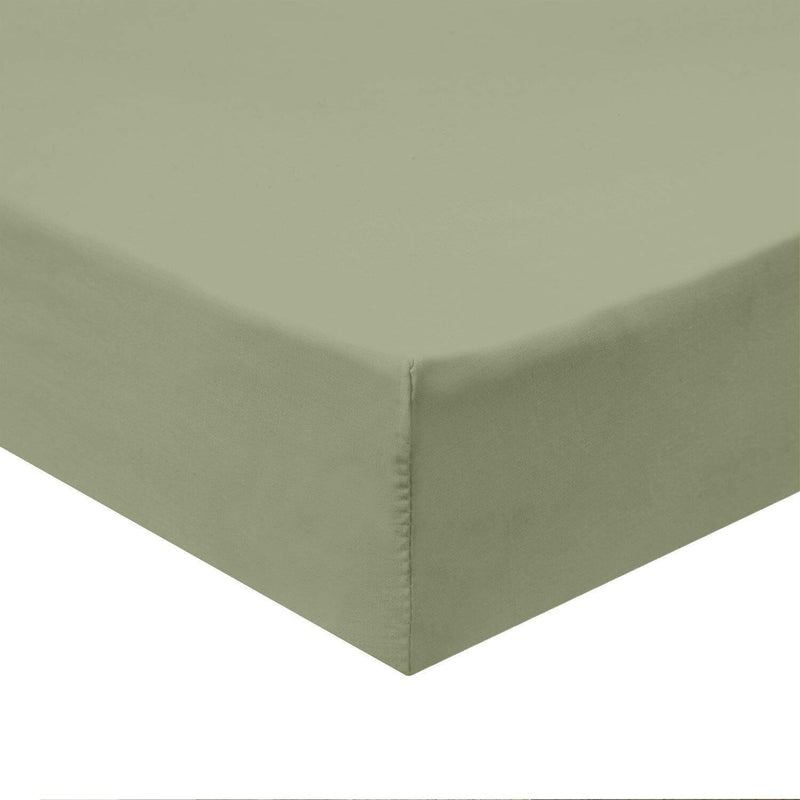 Twin XL Fitted Sheet Only - 340 Thread Count-Royal Tradition-Sage-Egyptian Linens