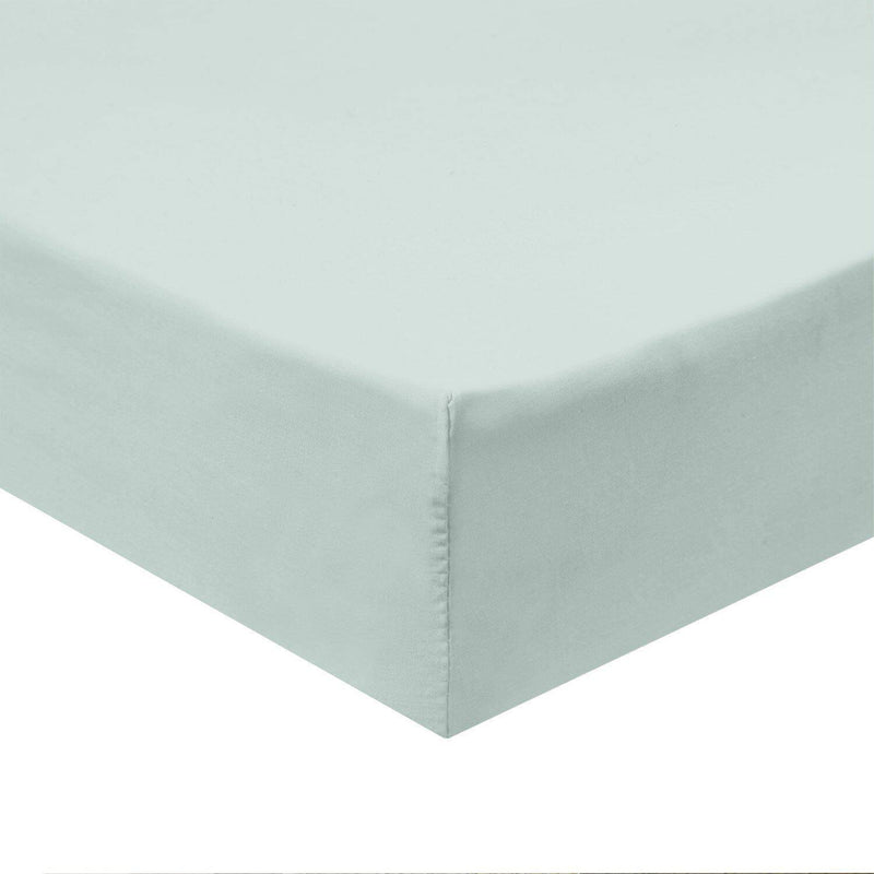 Flex Top California King Fitted Sheet Only -Solid 340 Thread Count-Royal Tradition-Sea-Egyptian Linens