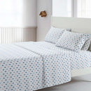 Attached Printed Heavyweight Microfiber Waterbed Sheet Sets (4 Patterns)-Wholesale Beddings