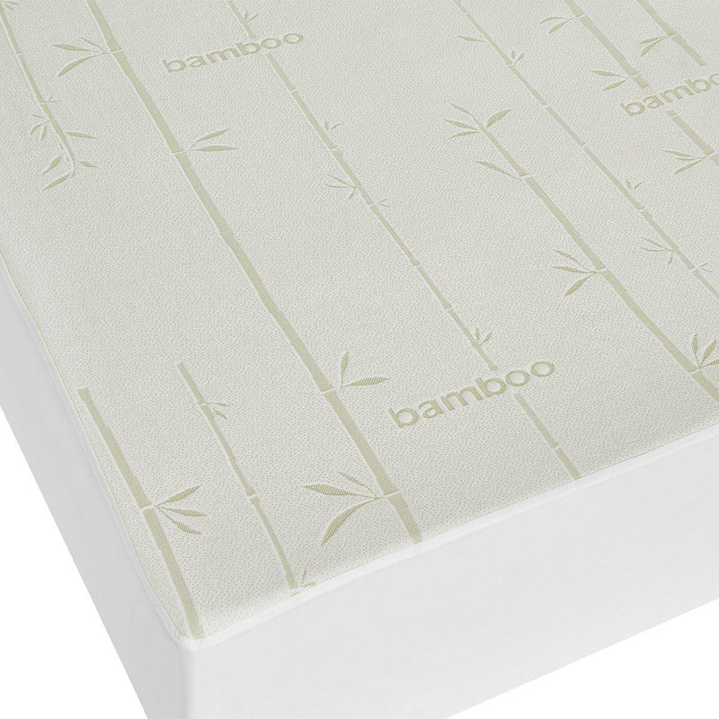 Waterproof Antibacterial Hypoallergenic Bamboo Mattress Protector-Royal Tradition-Twin-Egyptian Linens