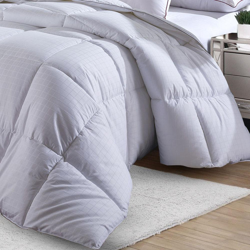 Dobby Striped Down Alternative Comforter Winter Fill Weight