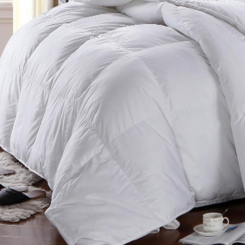 Oversized Winter Fill Baffle Box Hungarian Down Alternative Comforter/Duvet Insert-Royal Hotel Bedding-Egyptian Linens
