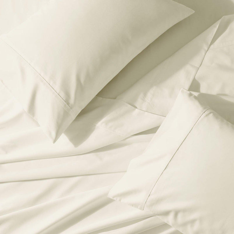 Attached Waterbed Sheet Set 650 Thread Count Solid Sateen