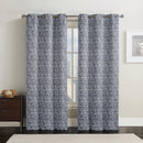 Lenox Thermal Room-Darkening Grommet Top Curtain Panels (Set of 2)-Royal Hotel Bedding-76 x 84" Pair-Charcoal-Egyptian Linens
