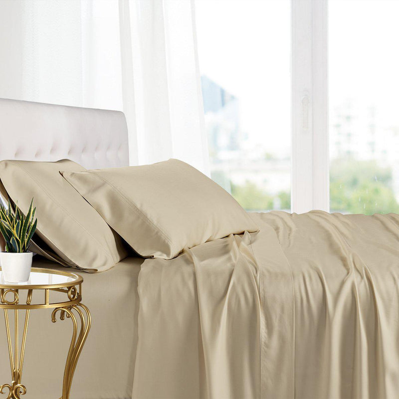 Olympic Queen Bed Sheet Set - 100% Bamboo Viscose
