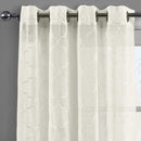 Miller Sheer Grommet Top Embroidered Panel Pair (Set of 2 )-Royal Tradition-Egyptian Linens