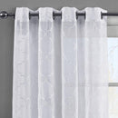 Miller Sheer Grommet Top Embroidered Panel Pair (Set of 2 )-Royal Tradition-Egyptian Linens