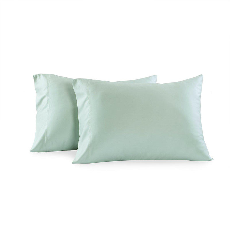 Eucalyptus 600 Tencel Loycell Pillowcases (Pair)-Abripedic-Standard Pillowcases Pair-Sea-Egyptian Linens