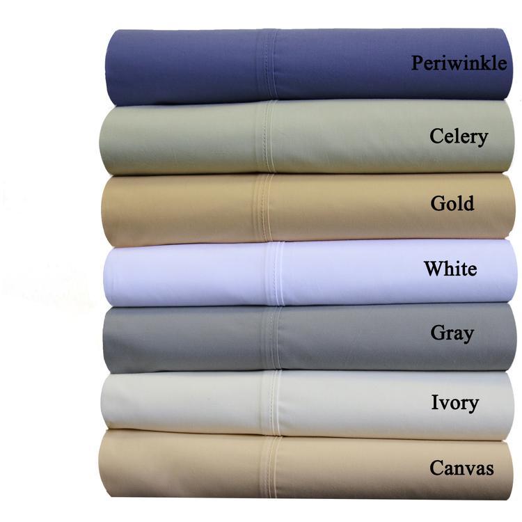 Split Cal-King Sheet Set - Percale Crispy Soft Sheet Set-Abripedic-Egyptian Linens