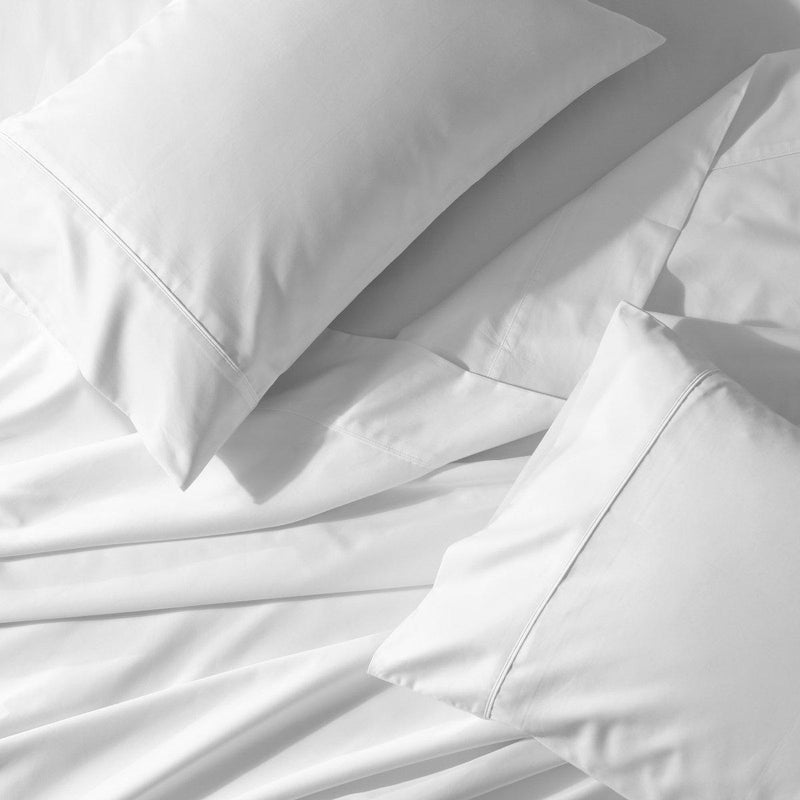 Attached Waterbed Sheet Set 650 Thread Count Solid Sateen