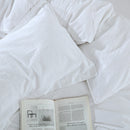 Pre-washed Belgian Flax Linen Cotton Duvet Cover Set