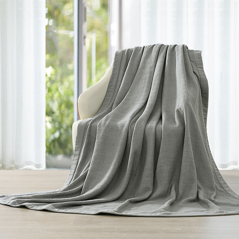 100% Cotton 2-Ply Sheet Blanket/Throw