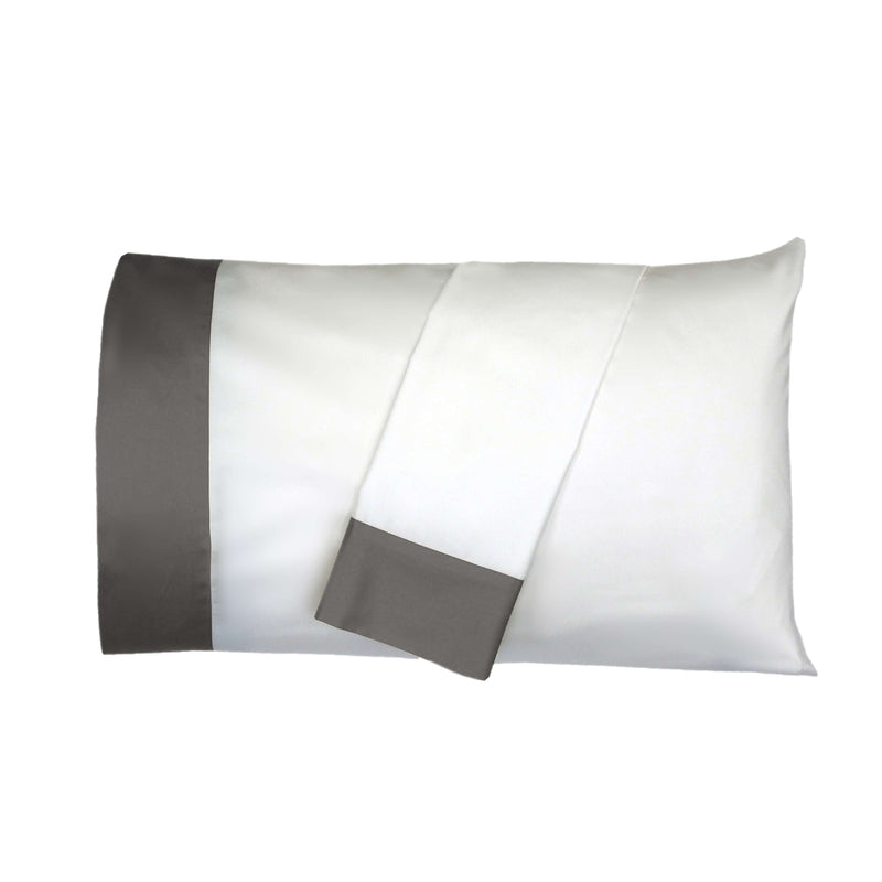 Cuff Pillowcase Set (Pair) - Luxury 608 Cotton USA