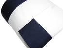 Pillow case with Navy color Cuff