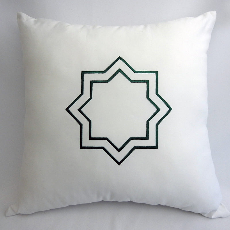 Ottoman Throw Pillow Cover 18 X 18 Inches 100% Cotton Sateen