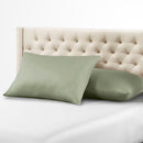 Luxury Zipper Pillowcase & Protector 600 Thread Count 100% Cotton (Pair)