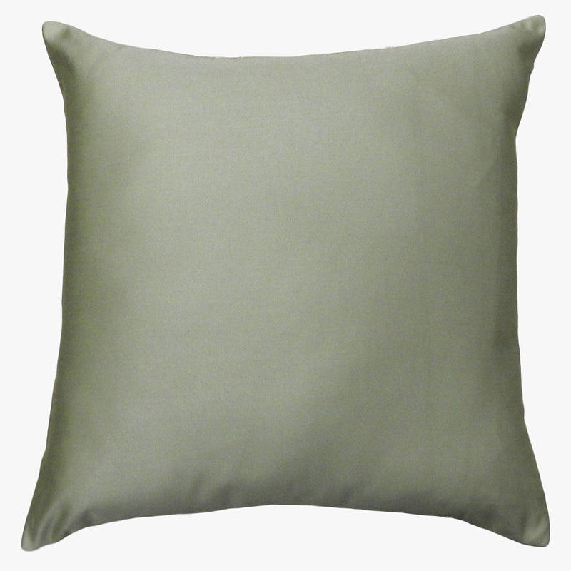 2PC Throw Pillow Covers 18 x 18 Inch Egyptian Cotton 1000 Thread Count