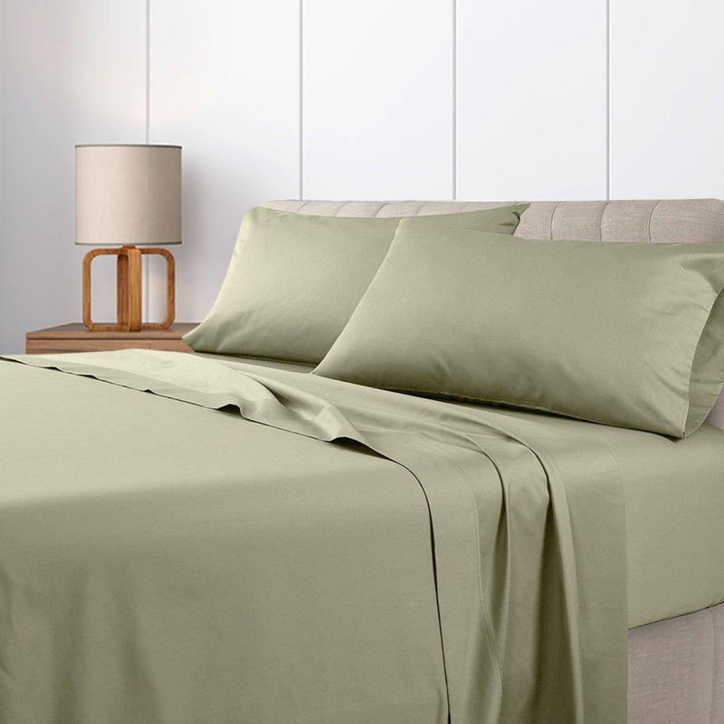 Low Profile Sateen Sheet Set (6”-10” Pockets) - 100% Cotton 300 Thread Count