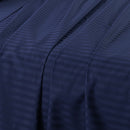 King Flat Sheet 110 X 102 Inches - Damask Stripe 100% Egyptian Cotton