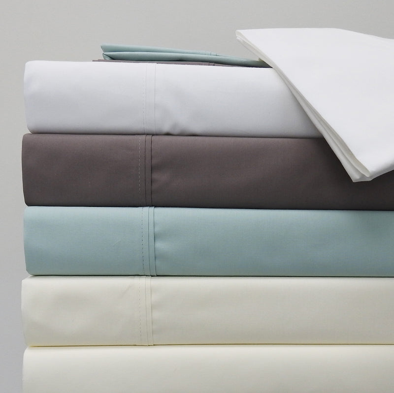 Cool & Crisp Percale Cotton Sheet Set - Made in USA
