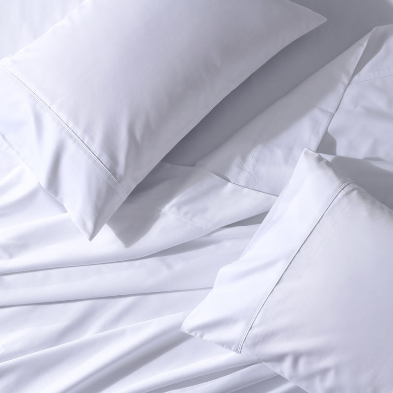Cool & Crisp Percale Cotton Sheet Set - Made in USA