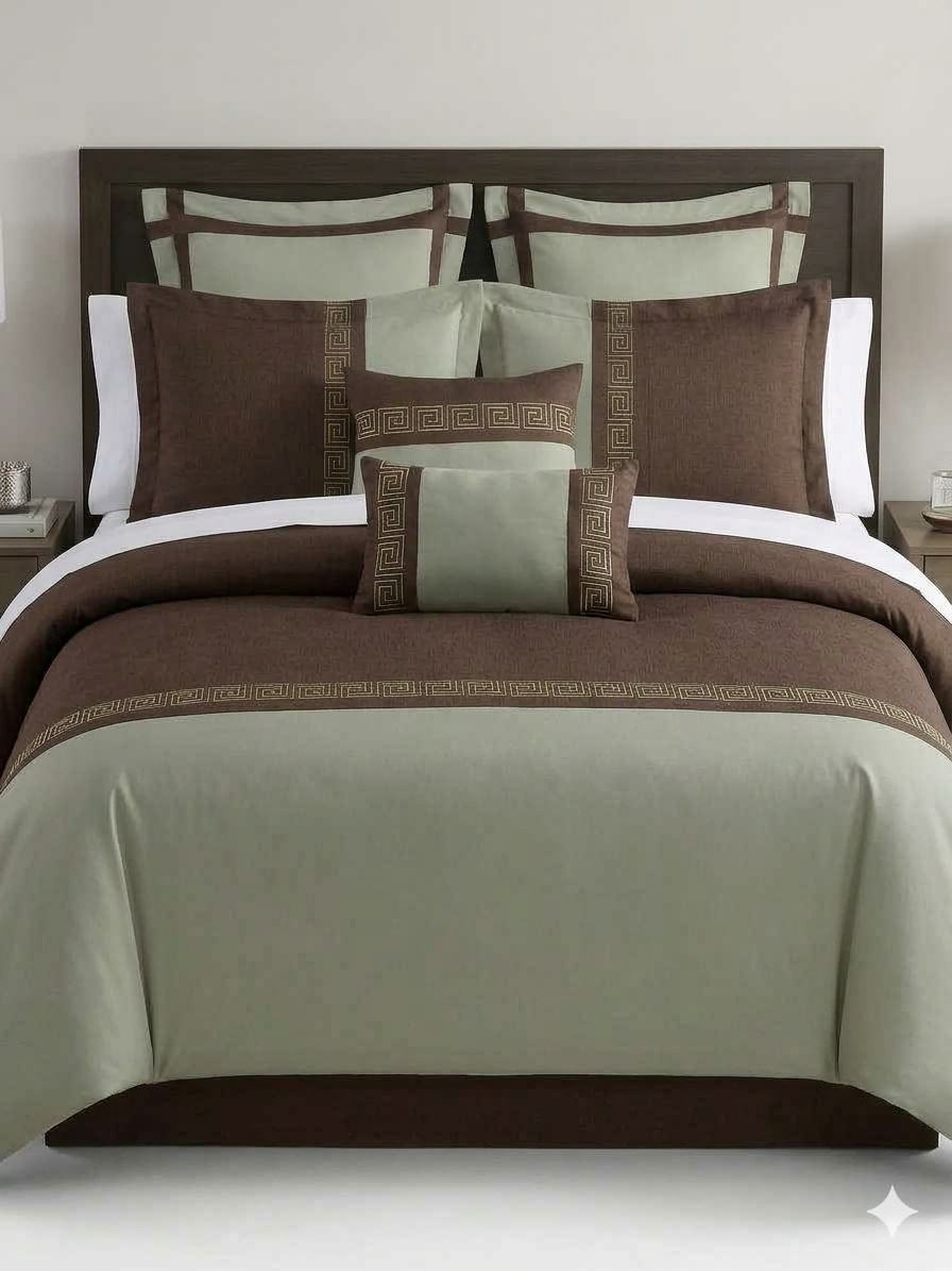 Astrid 7 Piece Embroidered Duvet Cover Sets
