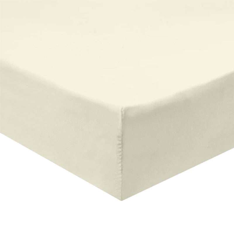 Crib Fitted Sheet Soft Cotton Sateen - Made in USA