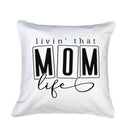 Mom Throw Pillow Cover 18 X 18 Inches 1000 Thread Count Cotton