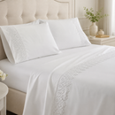 Alejandra Soft Cotton Embroidered Sheet Set - USA