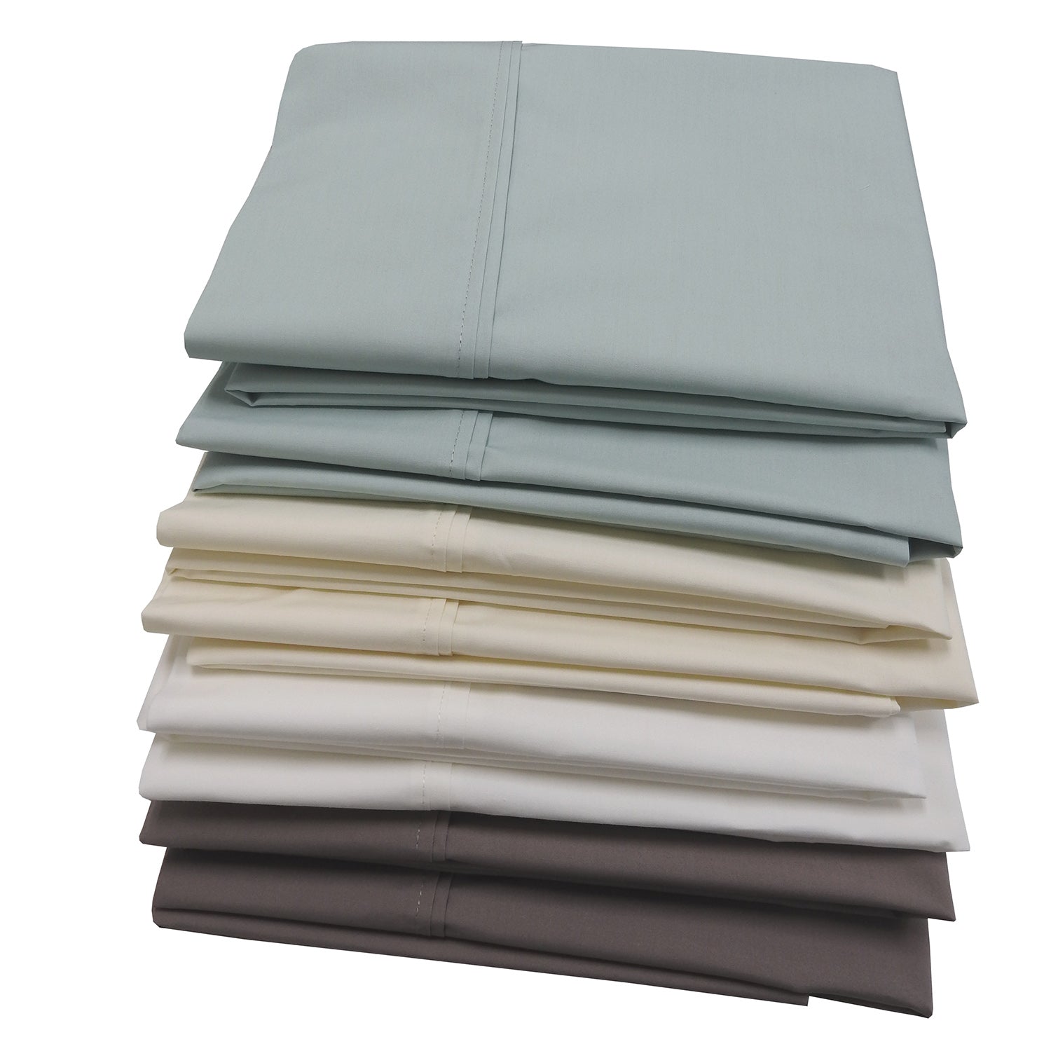 Cool & Crisp Percale Cotton Pillowcases Made in USA
