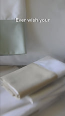 Cuff Pillowcase Set (Pair) - Luxury 608 Cotton USA