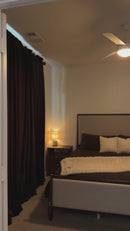 Heavyweight Velvet Curtain Rod Pocket Panels (Set of 2)