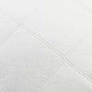 Quilted Pillow with Grey Duck Feather and Down Alternative