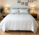 Remi Percale Duvet Cover Set Bicolor 100% Cotton USA
