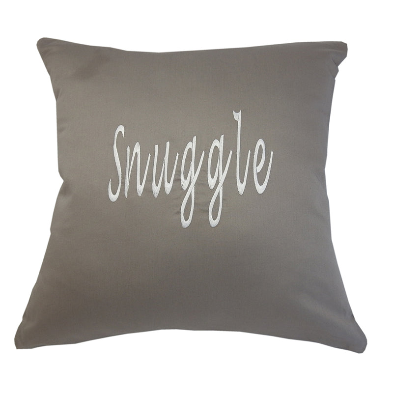 Snuggle Throw Pillow Cover 18 X 18 Inches 100% Cotton Sateen