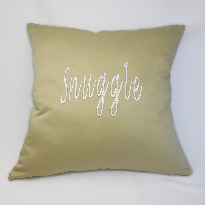 Snuggle Throw Pillow Cover 18 X 18 Inches 100% Cotton Sateen