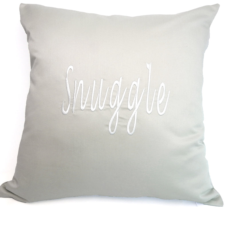 Snuggle Throw Pillow Cover 18 X 18 Inches 100% Cotton Sateen