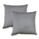 2PC Throw Pillow Covers 18 x 18 Inch Egyptian Cotton 1000 Thread Count USA