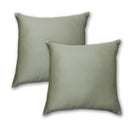 2PC Throw Pillow Covers 18 x 18 Inch Egyptian Cotton 1000 Thread Count USA