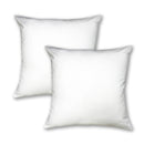 2PC Throw Pillow Covers 18 x 18 Inch Egyptian Cotton 1000 Thread Count USA