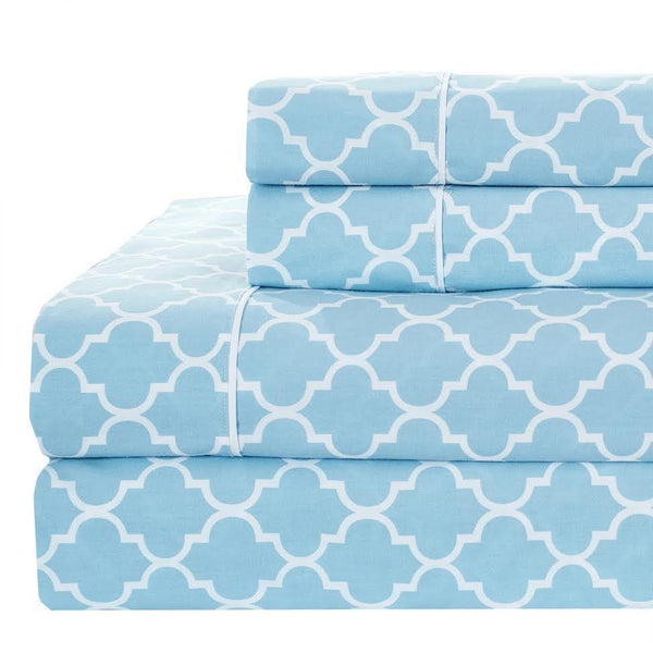 Meridian Split King Sheet Set - 340 Thread Count-Royal Tradition-SPLIT KING-BLUE-Egyptian Linens