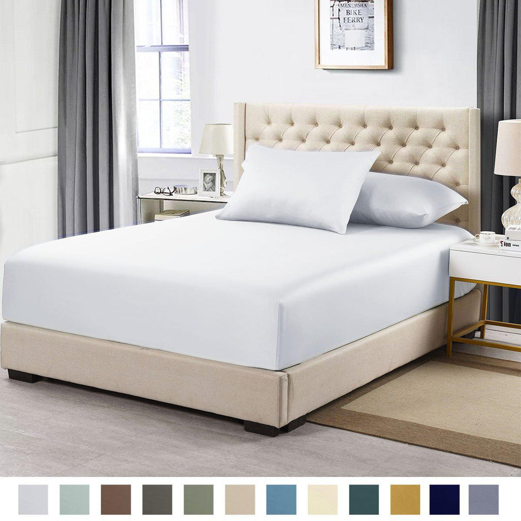 Olympic Queen Fitted Sheet Only 100% Bamboo Viscose