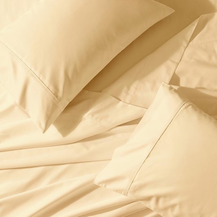 Crisp & Cool Percale Sheet Set - Extra Deep Fitted (22-Inches)-Abripedic-Queen-Canvas-Egyptian Linens